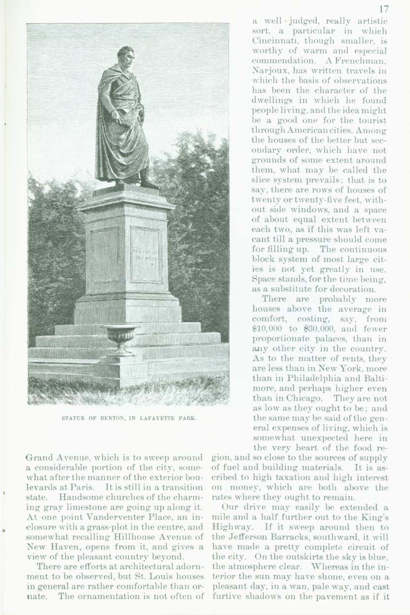 SAINT LOUIS IN 1884: "the future great city of the world". vist0024h